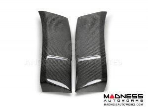 Dodge Challenger Hellcat Widebody / Demon Carbon Fiber Fender Flare Extensions - Rear